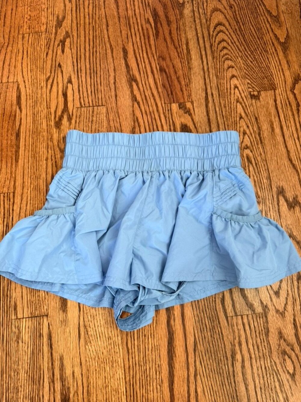 FP Movement Get Your Flirt On Cloudy Waters Blue Shorts XS